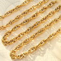 Manufacturers Hip Hop 18K Luxury Stainless Thick Chain Bangles Gold Necklace Sets Steel Necklace