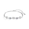 Factory Wholesale S925 Sterling Silver Four-leaf Clover Luxury Bracelet Moissanite Diamond Handpiece Fine Chain Link Bracelets