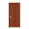 Modern Hotel Interior Swing Soundproof Manual Finished Moulding Composite Teak Wood Veneer MDF Room Door