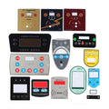 Wholesale Screen Printed PVC Labels Self Adhesive Front Overlay Control Panel Stickers With Push Buttons