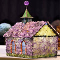 2026 Crystal Crafts Custom High Quality Chakra Stones Garden Miniature fairy House Wholesale