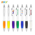 BKS Advertising Pen Printing Custom logo White Pole Ballpoint Pen Gift Pen Printing