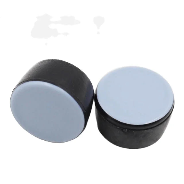 Hot Selling Super Soft Gray Plastic PTFE Round Chair Leg Tips Work on Any Floor Surfaces Furniture Pads