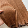Hot Selling 100% Human Hair Micro Weft Thick Ends Double Drawn Human Hair Genius Weft