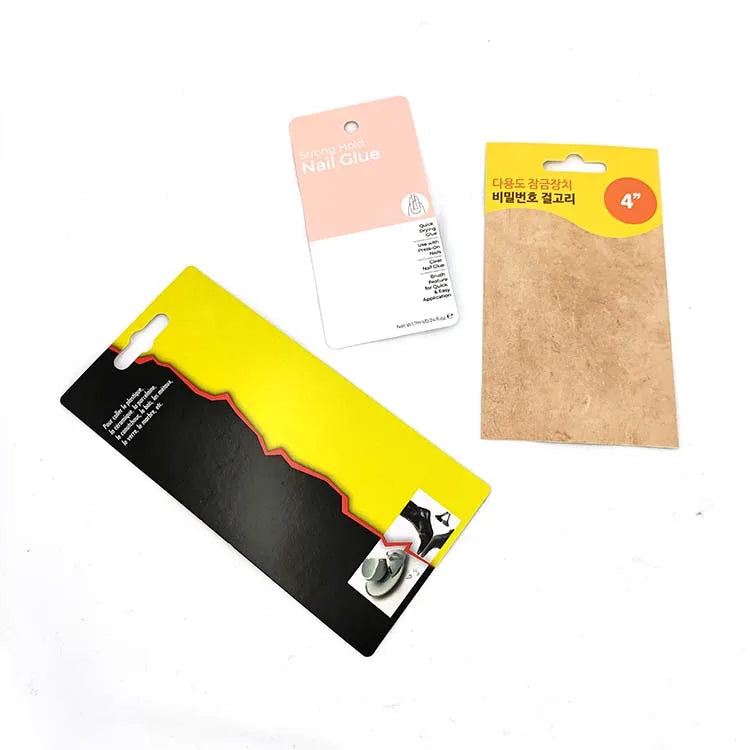Custom Jewelry Care Instruction Card Advertising Label Card Electronic Product Blister Packaging Paper Cards