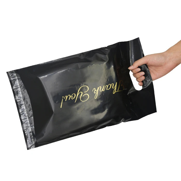 Thank You for Your Purchase Mailing Bag with Die Cut Handle