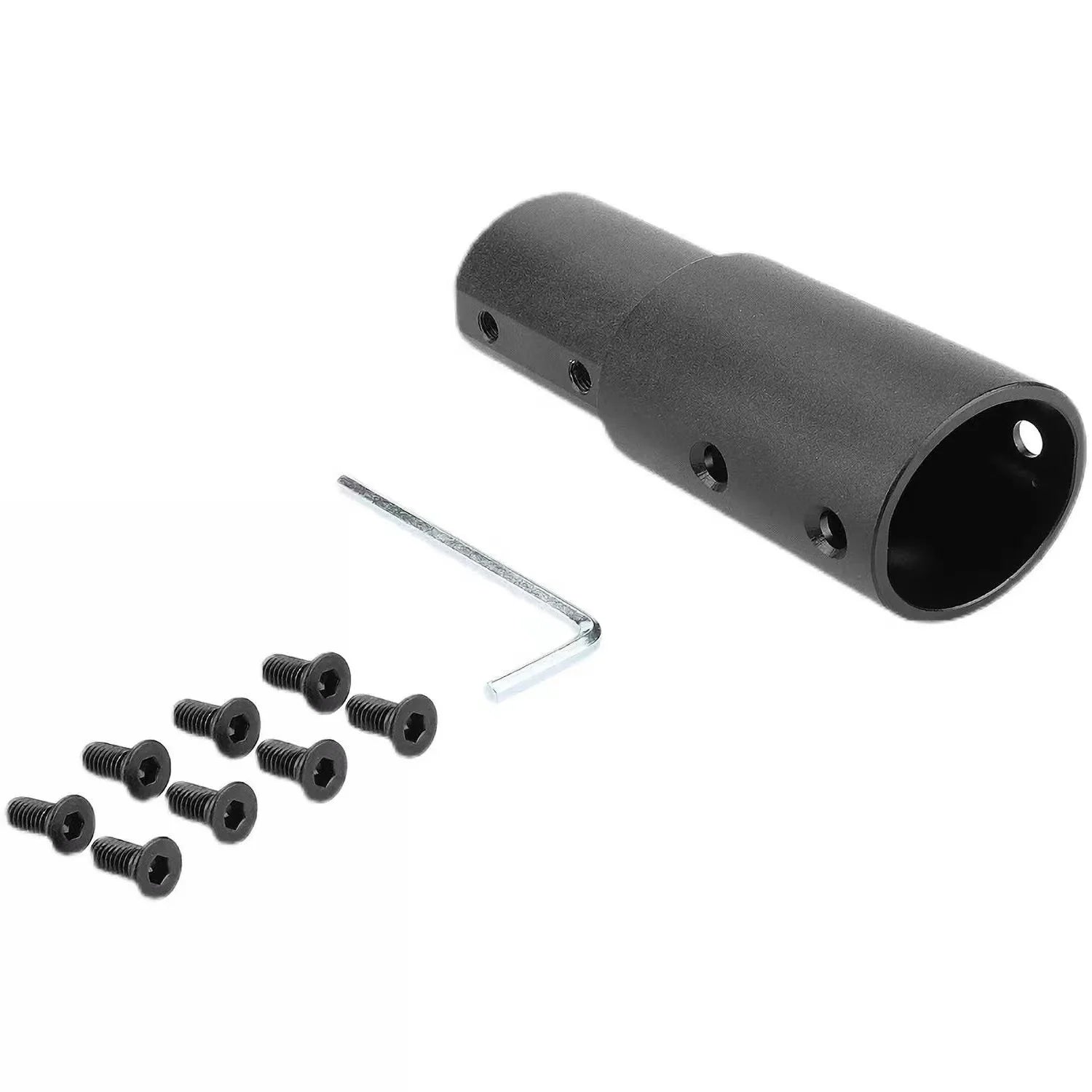 Extension Kit of Pole Folding Pole with Key and Screws Black for Xiaomi Electric Scooter Accessories Parts
