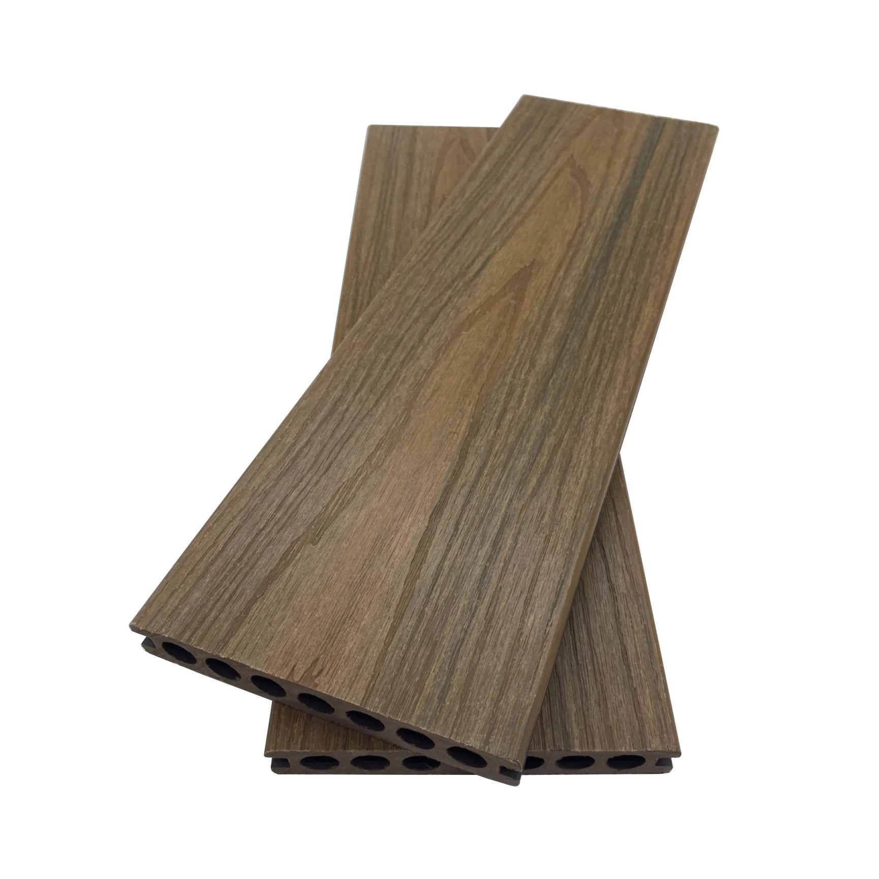 Wpc Decking 3D Embossed Teak Wood Grain Outdoor Wooden Plastic Composite Flooring 18mm Square European Smooth Click Hospitals