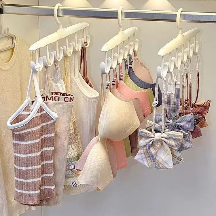 New Hooks Dryer Hanger Children Adults Clothes Dryer Windproof Socks Bra Underwear Plastic Drying Rack Organizer