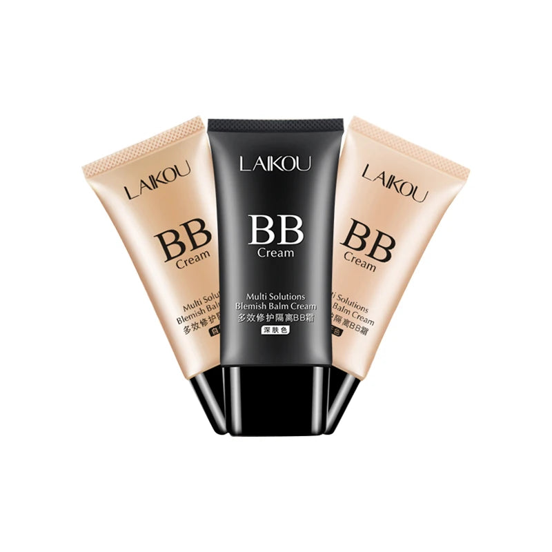 LAIKOU Private Label Natural Color BB Cream 50g Tube Packing Moisturizing Makeup Hot Sale K1