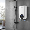 Dc Pump 5500w 220v Tankless Electric Instant Shower Hot Digital Temperature Controller Water Heater