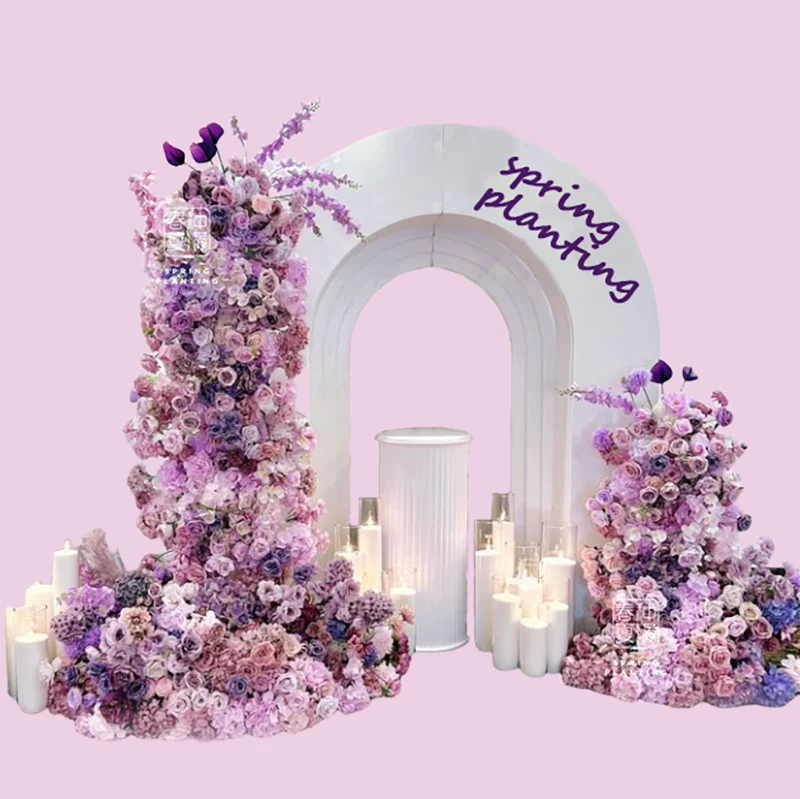 Artificial Flowers Purple Single Flower Various Stylesfor Wedding Decoration Artificial Flowers