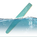 DIY Nail Supplies 100/180 Green Sandpaper Nail File Washable Strip Shape Half Moon Nail File
