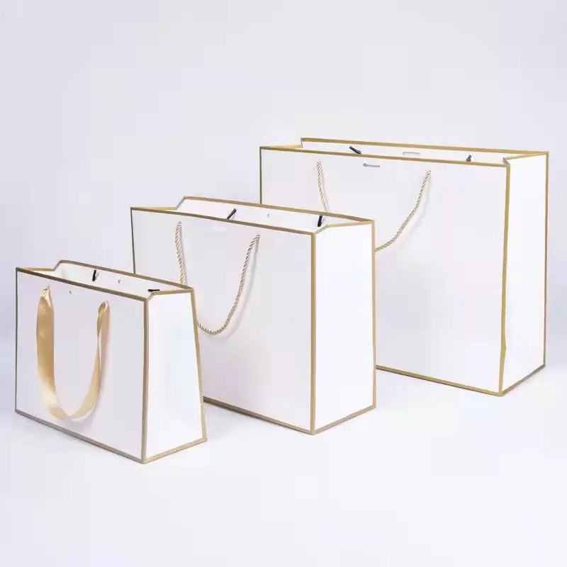 Gift Kraft Paper Shopping Packaging  Gift Paper Bag Printed Party Assorted  Embossed  Patterned Paper Gift Box