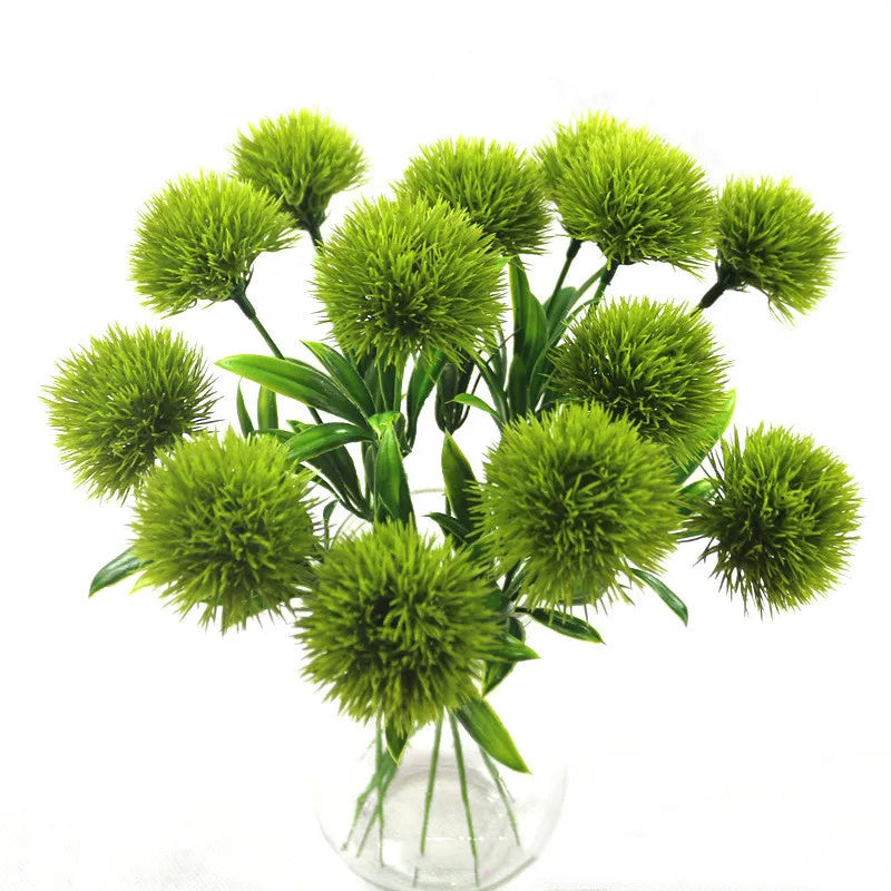 AF15007 Hot Selling Flowers Ping Pong Chrysanthemum Wholesale Artificial Dandelion for Wedding Home Decoration