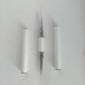 Professional Tool French Liner Thinnest Custom Logo White Dual Nail Liner Brush