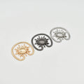 Rust Free Sun Flower Swimwear Accessories Swimsuit Buckles Saltwater Resistant Beachwear  Underwear