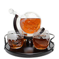 Wholesale China Factory Produce Globe Shape 850ml Liquor Glass Bottle for Whisky Tequila Brandy Gin Wine