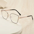 Top Quality Metal Eyewear Anti Blue Ray Glasses Spring Hinges Optical Frames Manufacturers in China Metal Eyeglasses Frames