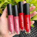 Matte Lipgloss Custom Logo Hot Selling Long Lasting Vegan Lip Gloss High Pigment Empty Lipstick Containers