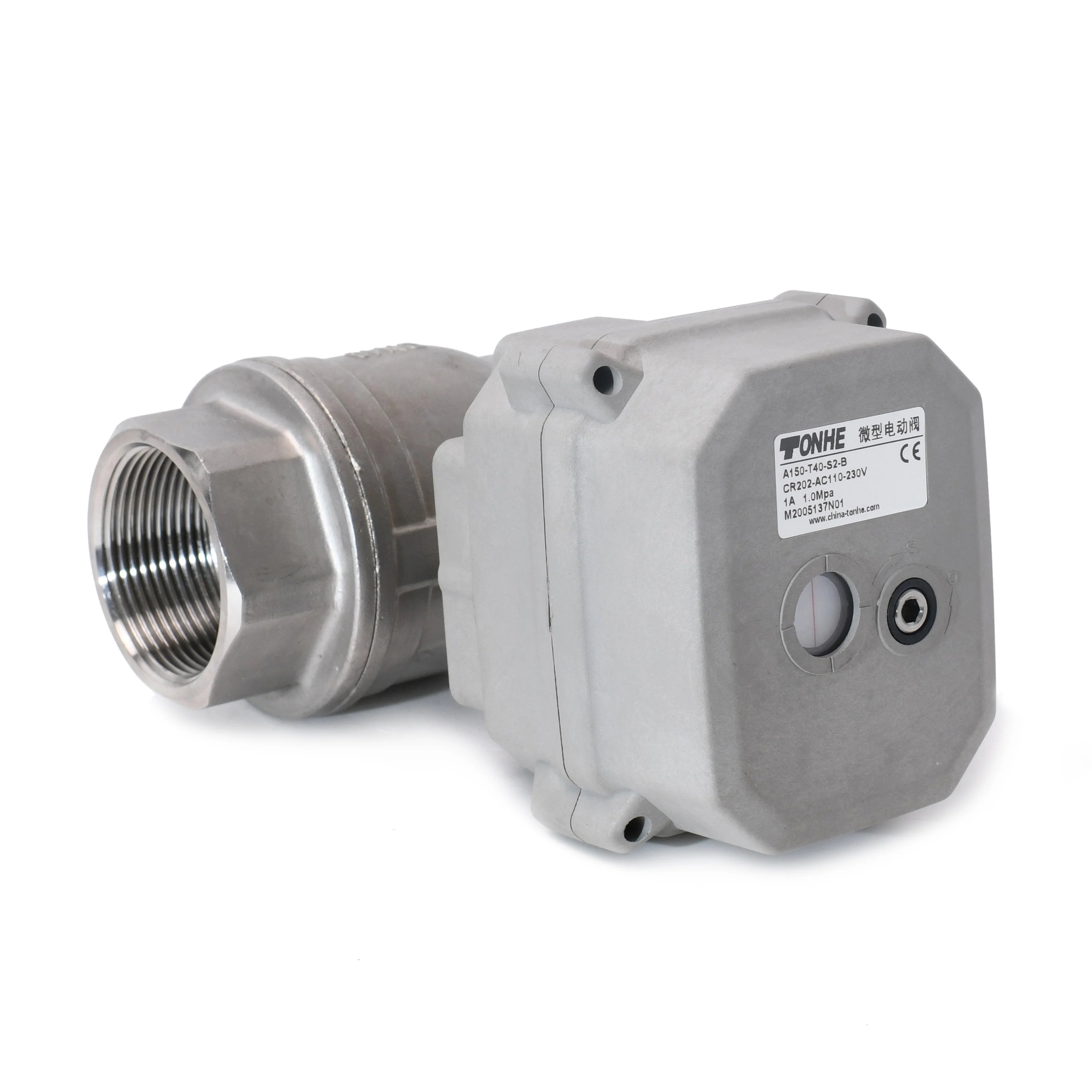 TONHEFLOW A150 1 1/2" Dn40 Actuator Electric Water Valve Motorized Ball Valve 220v
