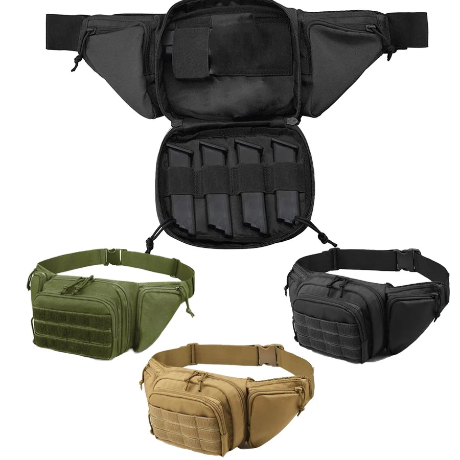 New Multi-functional Tactical Waist Bag Outdoor Cycling Storage Bag Portable Invisible Waist Hook Accessory Bag