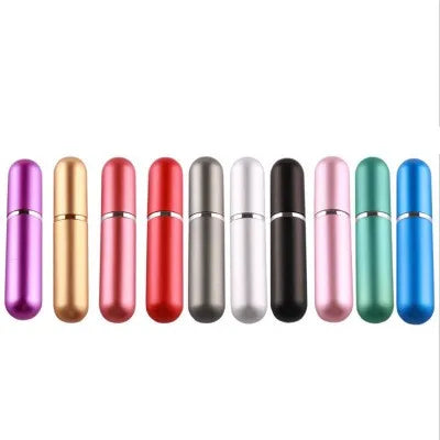 5ml Aluminum Scent Diffuser Refillable Botella Perfume for Skin Care Sprayer Bottle