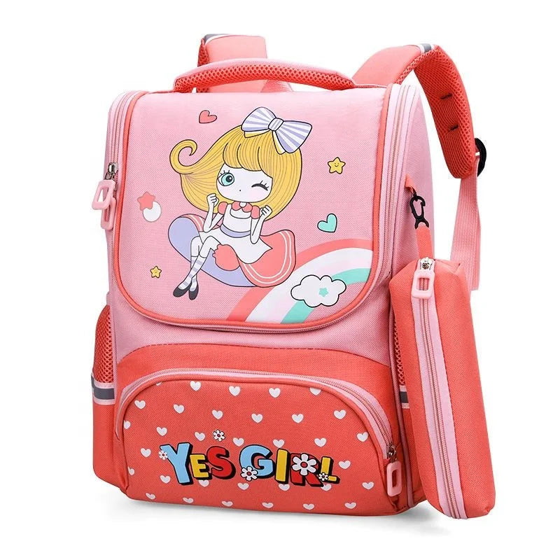 2022 New Unisex Cartoon Jurassic Dinosaur Design Waterproof Polyester Kindergarten Children Toddler School Backpack