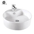 Custom Round Ceramic Bath Room Wash Hand Basin Italian Public Toilet Countertop Bathroom Sinks