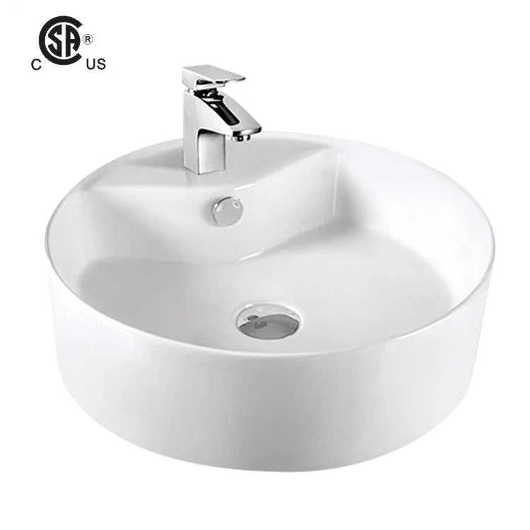 Custom Round Ceramic Bath Room Wash Hand Basin Italian Public Toilet Countertop Bathroom Sinks