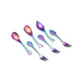 Rainbow Dolphin Whale Puffer Creative Cute Funny Coffee Tea Stainless Steel Metal Spoon