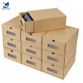 Multifunctional Recycled High Heels Shoe Box for Ladies Business Decorative Storage Embossing Matt Lamination for Socks