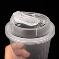 90mm Flat Lid Injection Molded Switch Cover Disposable Lids Waterproof Food Grade PP Material for Paper Cups
