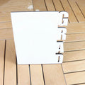 Free Sample DIY Memorial Gifts Wood White Gloss Personalized Sublimation Blank DAD MOM 2021 Grad MDF Photo Frame Home Decor