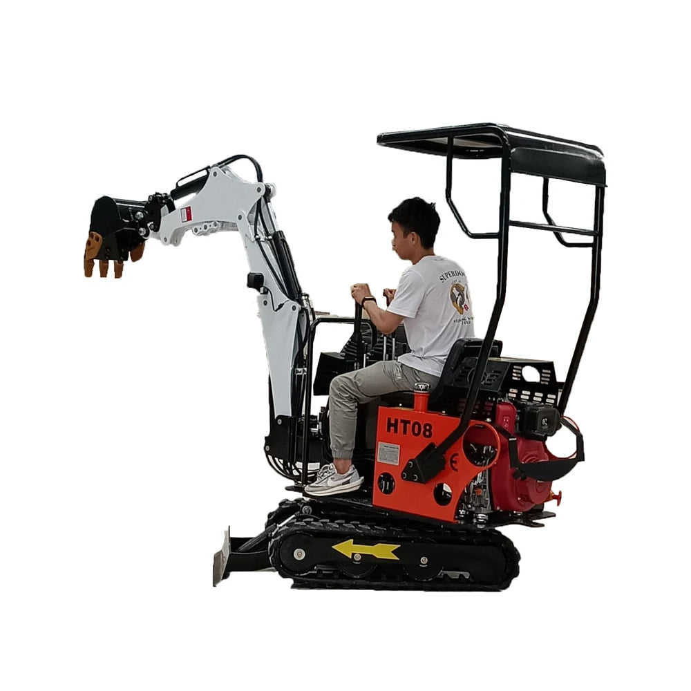 Garden Assistant HT08 0.8 Ton Hydraulic Pump Mini Excavators with CE EURO 5 EPA Engine