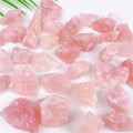 Natural Healing Crystals Gravels  Polished Rose Quartz Raw Stone  for Spiritual Healing