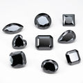 Lab Created Black Moissanite Color Play Mixed Shapes 0.1-10 Carat 3-12mm Loose Gemstones for Jewelry Making