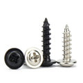 Stainless Steel Round Head Cross Machine PWA Self-Tapping Screw Inch Measurement System