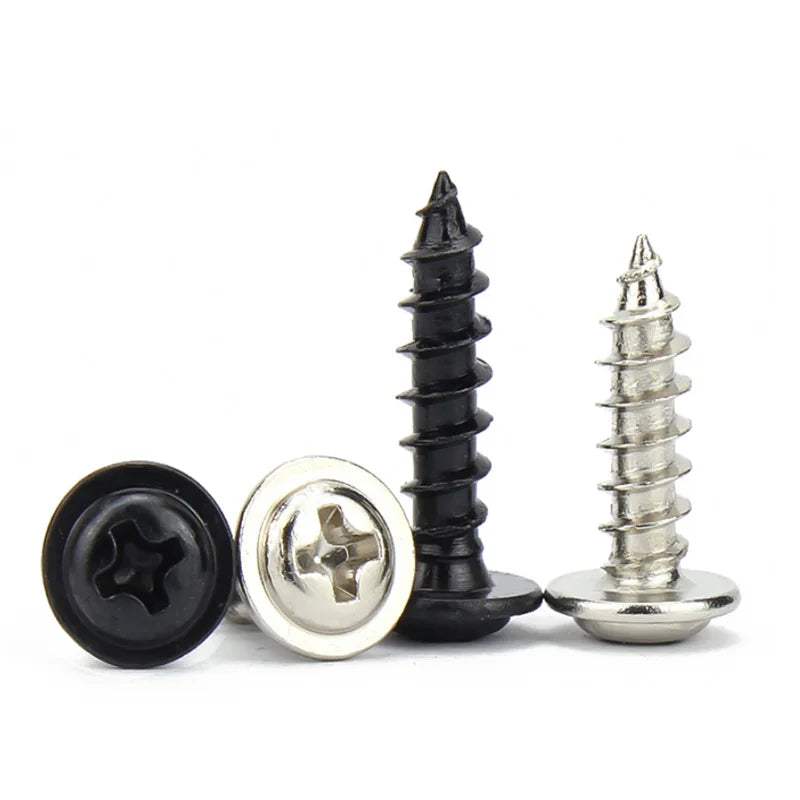 Stainless Steel Round Head Cross Machine PWA Self-Tapping Screw Inch Measurement System