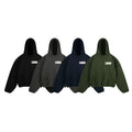 Men's Oversized Pullover Knitted Hoodie Eco-Friendly Sweatshirt Windproof Comfort Features Washed Puffed Technique Hooded Winter