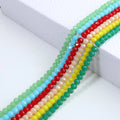 4mm 6mm 8mm Wholesale Custom 6mm Crystal Glass Loose Beads for Necklace Jewelry Making