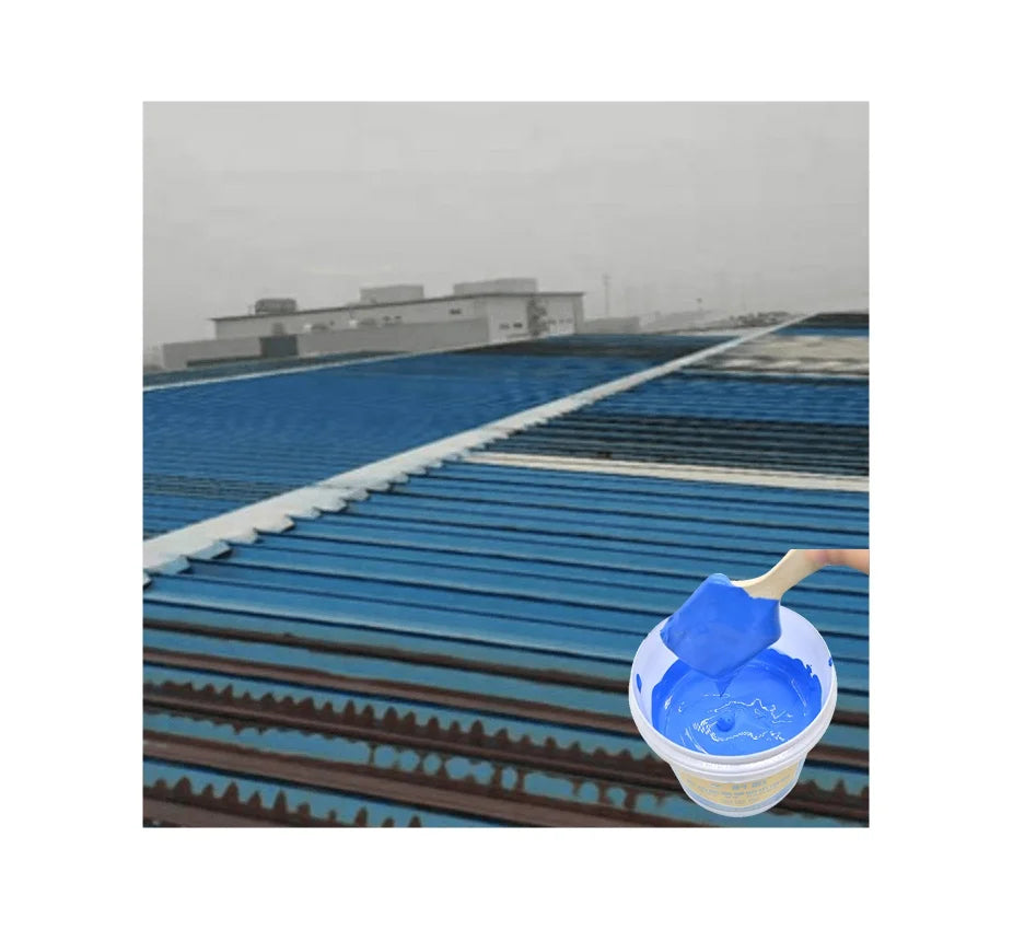 Large Elongation Polymer Elastic Waterproof Polyurethane Exterior Waterproofing Concrete Coating