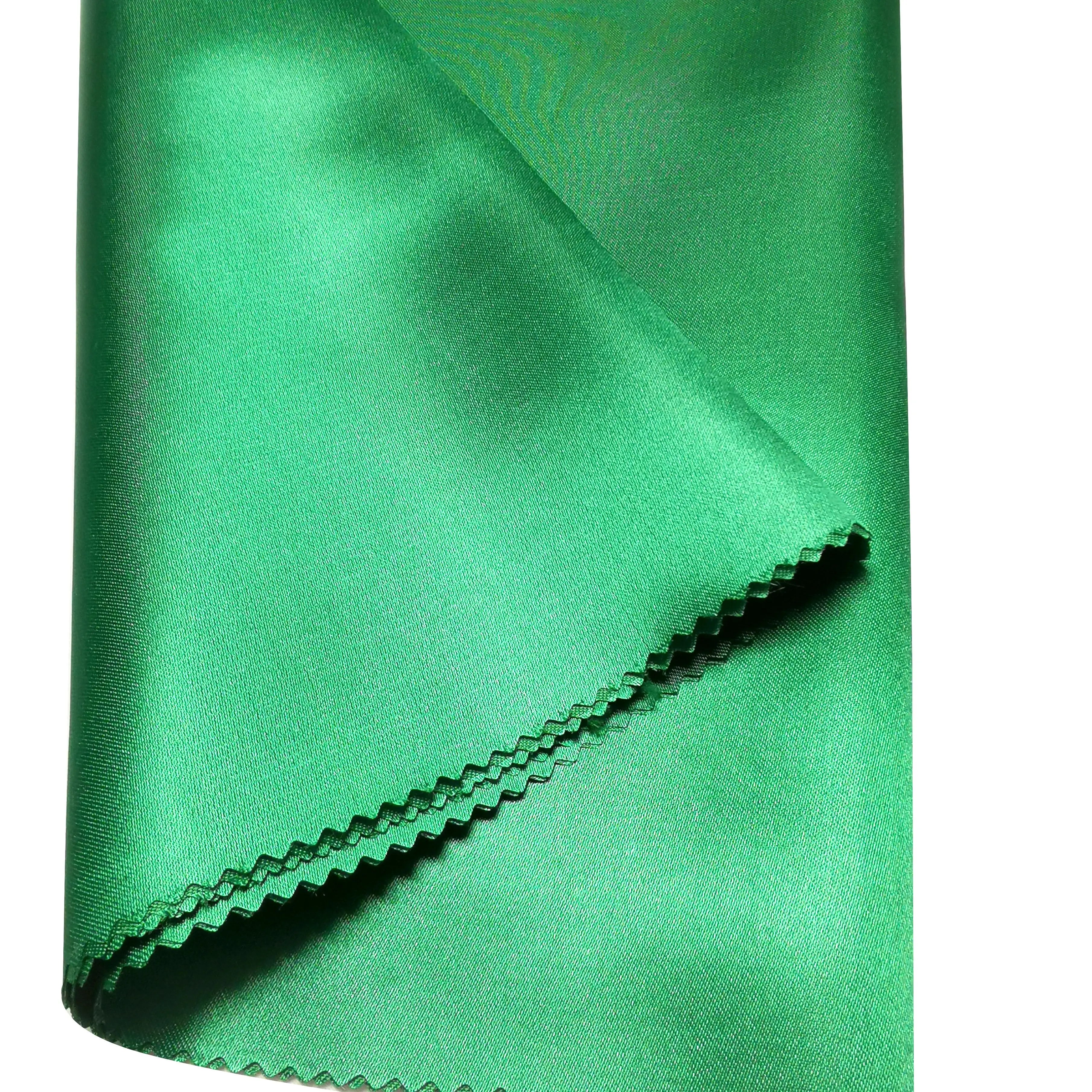 Low Price Breathable Lightweight Plain Dyed Duchess Satin Fabric 100% Polyester for Wedding Dress Boys Girls Curtain & Bag