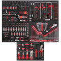 324 Pcs Hand Tools Sets for Car Repair CRV Hand Tools Hammer Knife Wrench Combination with Toolbox Carton Box Cabinet 2 Years