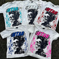Custom Designed Vintage Style Unisex Graphic Tee Cotton Material Oversized Fit Streetwear for Casual Wear