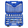 38 Pcs 1/4 3/8 1/2 Ratchet Wrench Socket Adapter Spanner Keys Set Converter Drive Reducer Air Impact Craftsman Socket Set