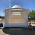 Commercial Adults Kids Bounce House White Wedding Bouncy Castle Jumping Castle Pastel Bounce