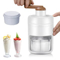 Household Kitchen Hand Slushie Machine Snow Cone Shaved Ice Maker Machine Manual Ice Shaving Handhold Manual Ice Crusher