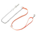 Luxury Heavy-Duty Reflective TPU Dog Training Leash Strong Chew-Proof Solid Metal Pattern Rivet Decoration Nylon Rope Leather