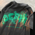China Oversized Vintage Oem Boxy t Shirt Cotton Men Heavyweight Cropped Streetwear Custom Your logo Summer T-shirt for Men